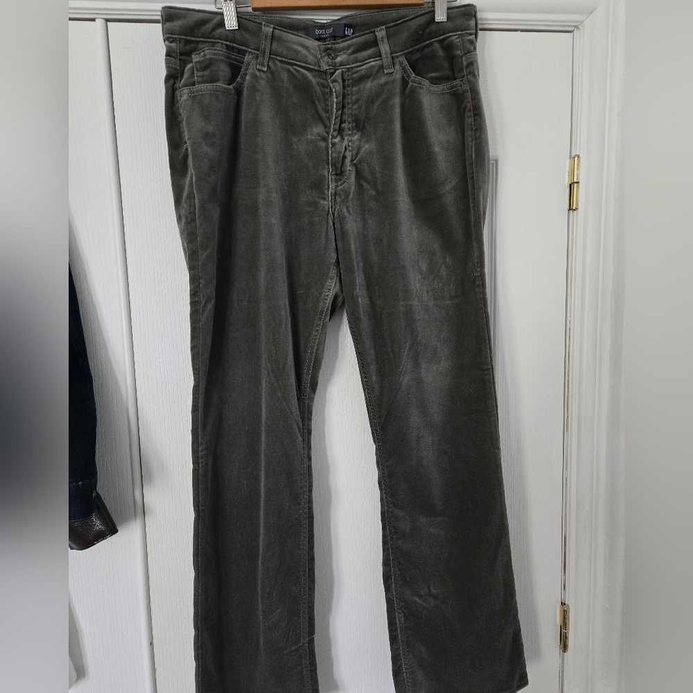GAP Boot Cut Stretch Pants - Gray